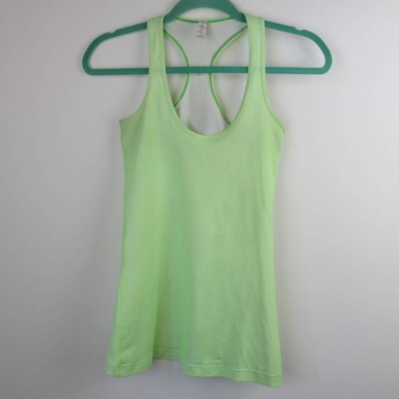 Lululemon Cool Racerback in Petit Dot Faded Zap sz 4 - Picture 1 of 4